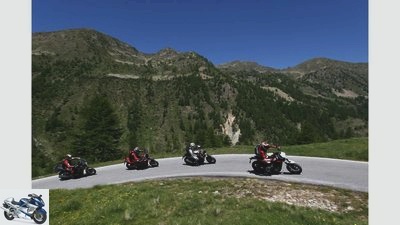 The funbikes of the Alpen-Masters 2012 in comparison