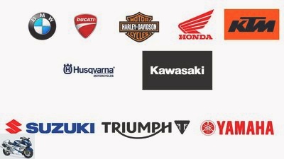 The top models of the most popular motorcycle brands in Germany in 2019