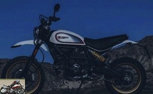 Ducati Scrambler Desert Sled in profile