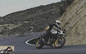 Ducati Scrambler Desert Sled in curve