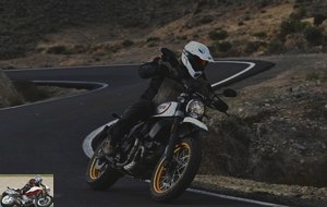 Ducati Scrambler Desert Sled on road