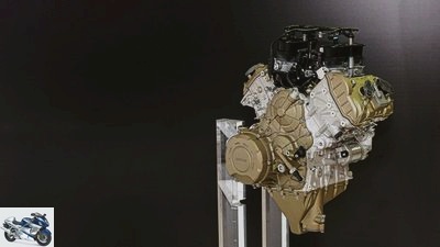 Ducati's new Desmosedici Stradale V4 engine