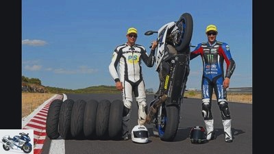 Endurance test of Dunlop sports tires