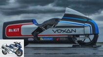 Voxan's electric world records: Max Biaggi drives 408 km / h