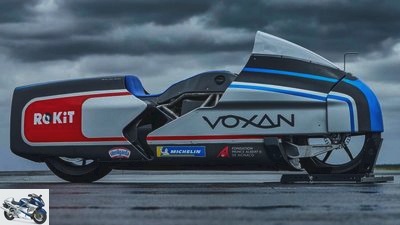 Voxan's electric world records: Max Biaggi drives 408 km / h