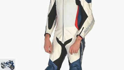 One-piece leather suits for the racetrack