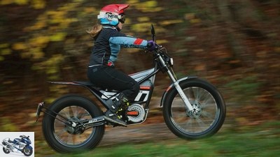 Electric Motion Escape: Trial bike in the climbing test