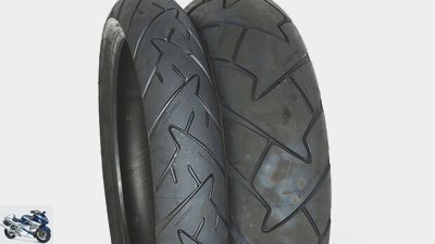 Enduro tires 120-70 R 19 and 170-60 R 17 in the product test