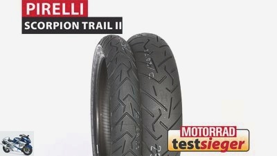 Enduro tires tested 110-80 R 19, 150-70 R 17