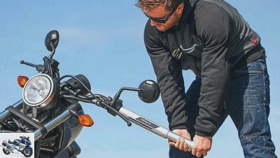 EVS Teleskop-Lift: Tried lifting aid for motorcycles