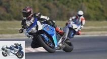 Extreme lean angles in motorcycle racing