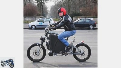 Driving report electric motorcycle eROCKIT