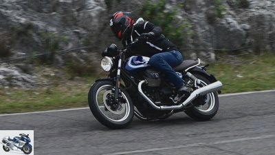 Driving report Moto Guzzi V7: More relaxed with thicker cheeks