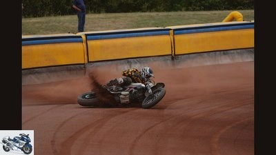 Flat Track Racing - PS competed in the Krowdrace with Ducati