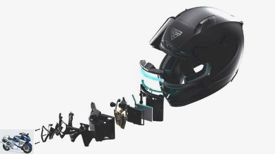 Forcite Mk1: helmet with integrated action cam