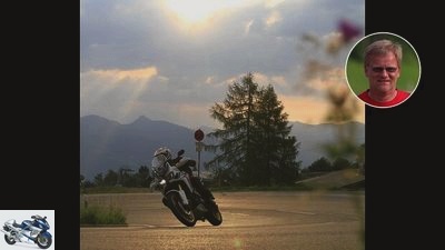 Photo training for motorcycle photography