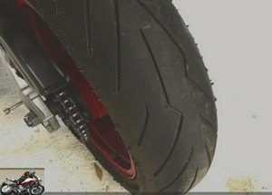 tire after rolling