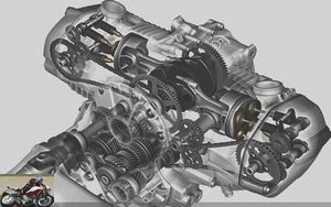 Flat twin engine diagram