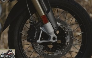 Front brake of the BMW R 1250 GS
