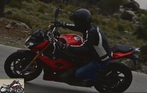 BMW S1000R on the road