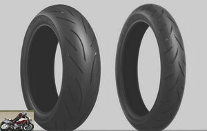 Bridgestone S21 front / rear tire