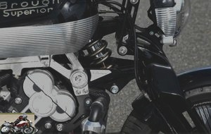 The Fior-type fork of the Brough Superior Anniversary