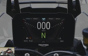 The display of the TFT screen is adjustable in 4 modes