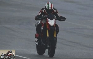 Ducati Hypermotard 939 on track