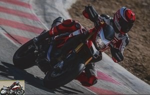 Ducati Hypermotard 939 on the track