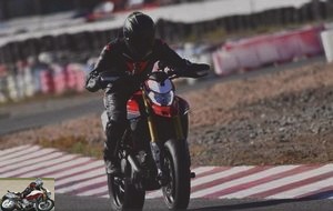Ducati Hypermotard 950 SP accelerating
