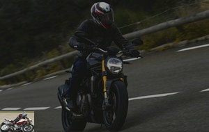 Ducati Monster 1200 S on the fast track