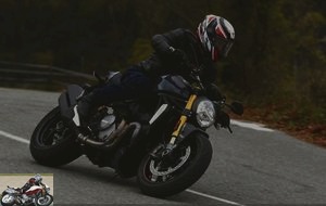 Ducati Monster 1200 S on the road