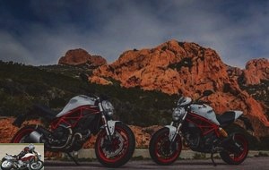 The Ducati Monster 797 and the 797+