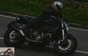 Ducati Monster 821 on the road