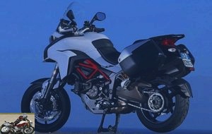 Rear view Ducati Multistrada 1200 DVT with Touring package