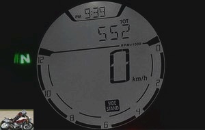 Night meter backlight