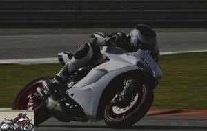 The Supersport S on the track