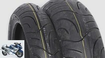 Cheap motorcycle tires in the test