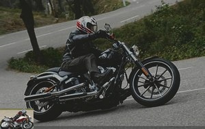 Harley-Davidson Softail Breakout in town
