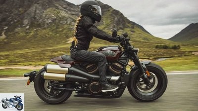 Harley-Davidson Sportster S: 122 hp, 15,500 euros