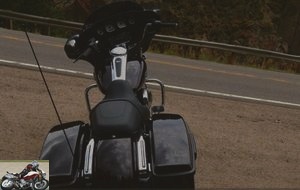 Harley Davidson Street Glide seat and rear