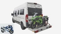 Rear rack for motorcycle transport: what is possible and what should be considered?