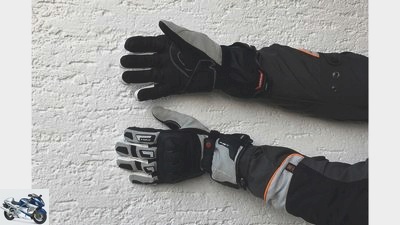 Held Zambia tried out 2-in-1 Gore-Tex touring gloves