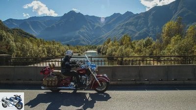 Autumn trip with endurance test motorcycles