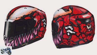 HJC helmets in the Marvel comic, Star Wars and Disney Pixar look