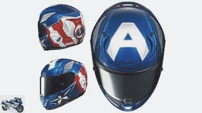 HJC helmets in the Marvel comic, Star Wars and Disney Pixar look