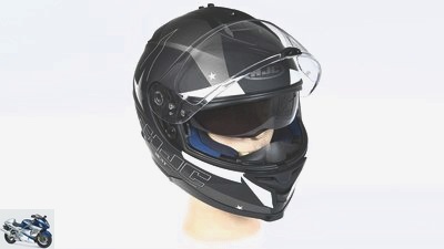 HJC IS-17 full-face helmet in the test