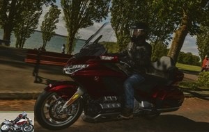 Comfort maintained on the Honda Goldwing GL 1800