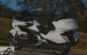 110 liters of cargo capacity on the new Honda Goldwing GL 1800