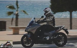 The NC750D is as pleasant in the city as it is efficient on small roads